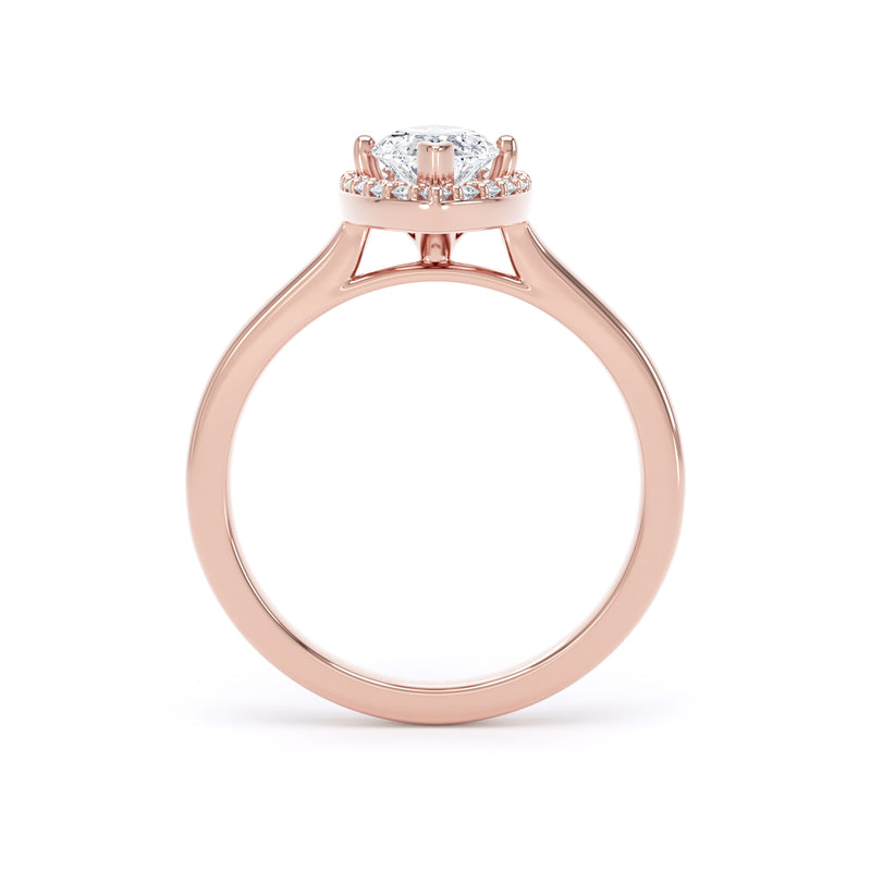 Rae Marquise Cut Engagement Ring in 9ct Rose Gold