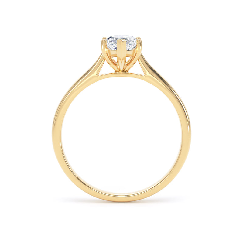 Poppy Marquise Cut Engagement Ring in 18ct Yellow Gold