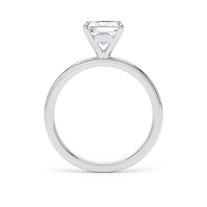 Jean Princess Cut Engagement Ring in Platinum 950