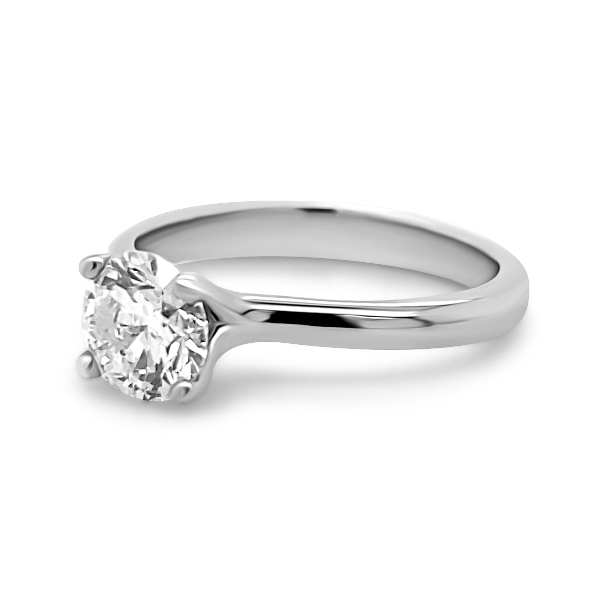 Platinum Solitaire Engagement Ring