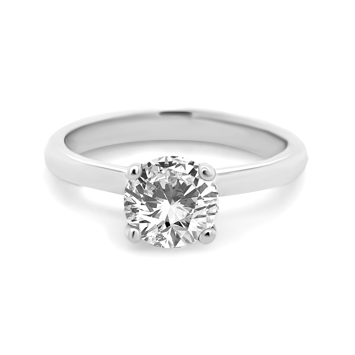 Platinum Solitaire Engagement Ring