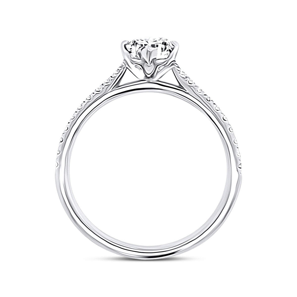 Platinum Marquise Diamond Engagement Ring