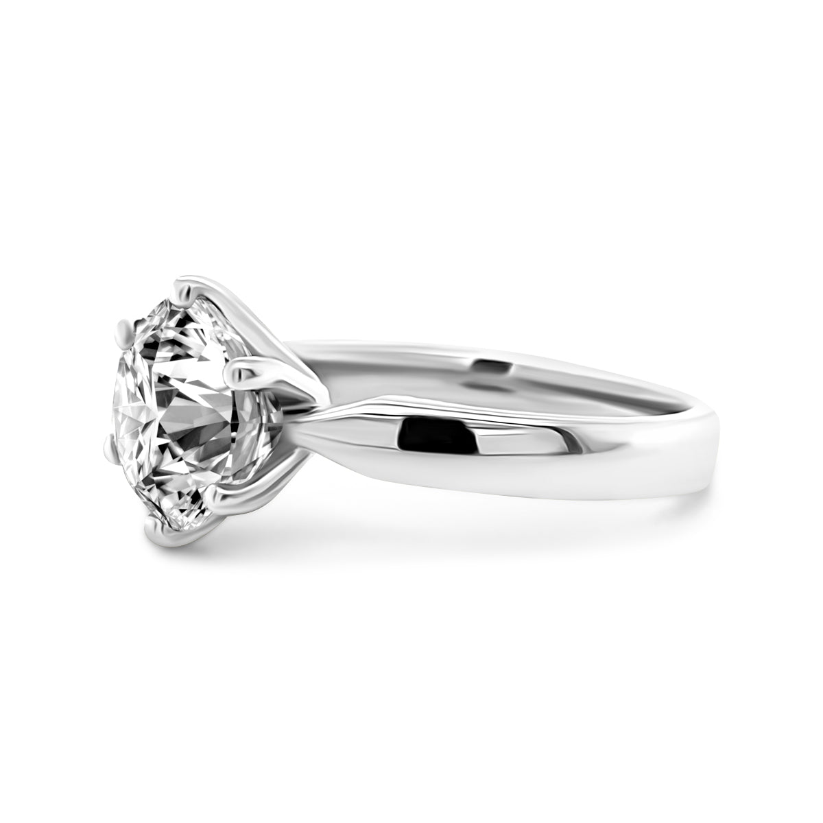 Platinum Solitaire Engagement Ring