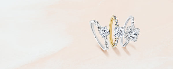 Beautiful Diamond Engagement & Wedding Rings