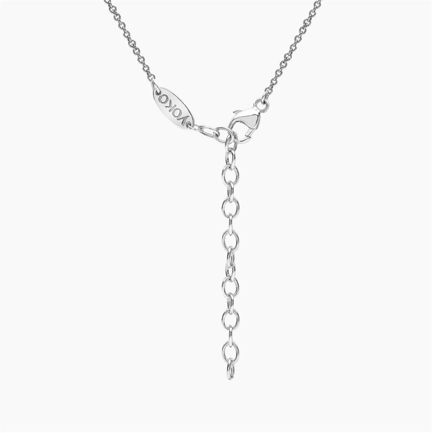 18K White Gold Akoya Pearl & Diamond Necklace
