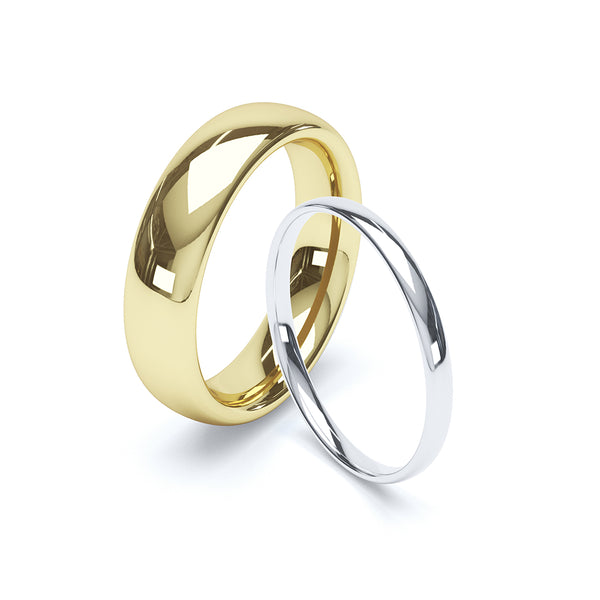 Full Court Plain Wedding Band