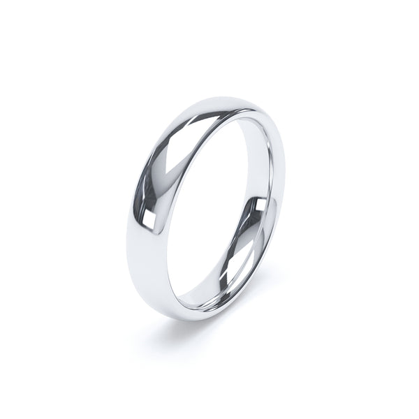 Full Court Plain Wedding Band
