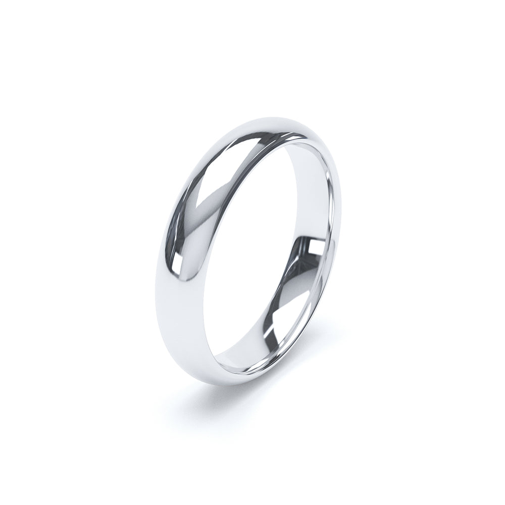 Full Court Plain Wedding Band