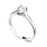 3 Claw Pear Cut Diamond Solitaire - JQD1025