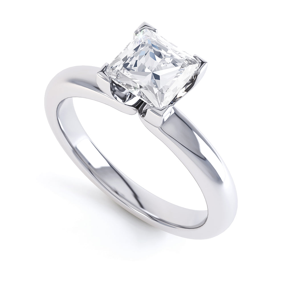 Penne - Princess Cut Diamond Solitaire - JQD1018