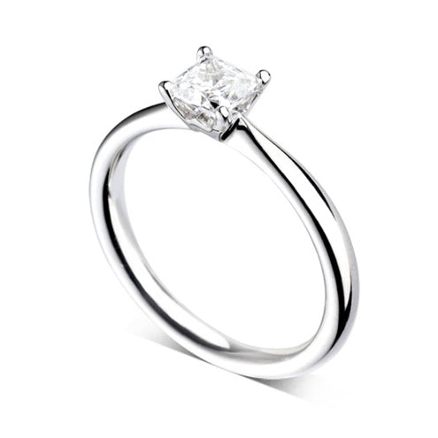 4 Claw Princess Cut Diamond Solitaire - JQD1020