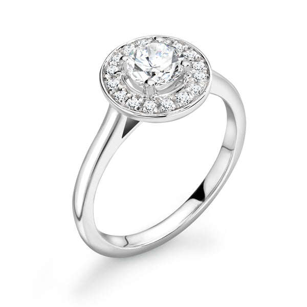 Madelyn - Round Brilliant Halo Ring